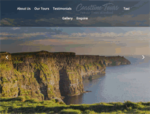 Tablet Screenshot of coastline-tours.com